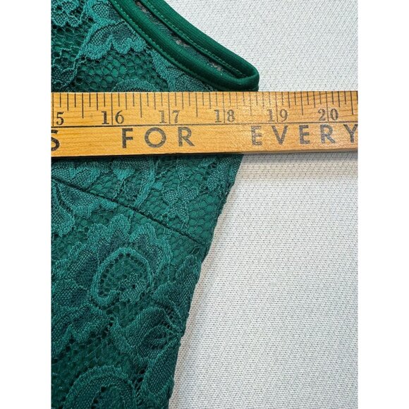 Vshow Womens Sleeveless Lace Halter Mermaid Maxi Dress Medium Green Holiday Part - Picture 16 of 16
